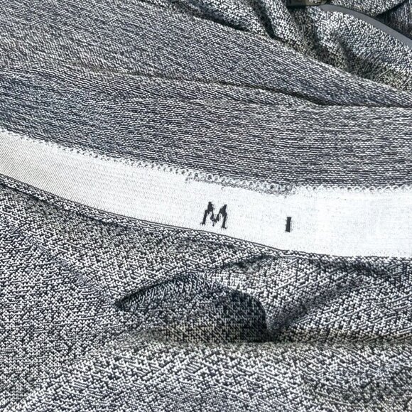 Lululemon Metal Vent Tech Hoodie M Black White Swiftly EUC Men Logo Hood Active - Picture 8 of 8